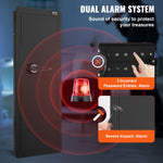 VEVOR 109 cm Tall Wall Gun Safe 4-Tier Hidden Gun Safe with Keypad & Fingerprint