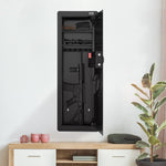 VEVOR 109 cm Tall Wall Gun Safe 4-Tier Hidden Gun Safe with Keypad & Fingerprint