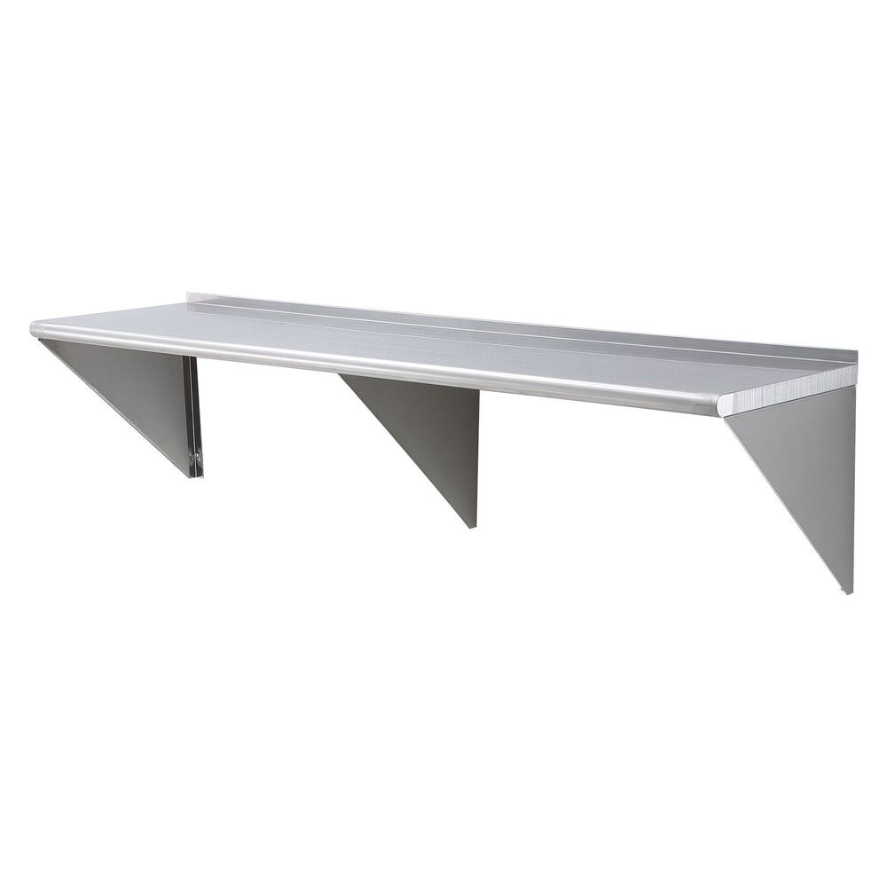 VEVOR 72" x 18" Stainless Steel Wall Mounted Shelf Kitchen Restaurant Shelving