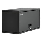 VEVOR Metal Wall Cabinet, 77W x 30.5D x 35.6H cm, Floating Garage Tool Cabinet with Up-Flip Door, 54.5 kg Load per Shelf, Fit for Garage, Basement, Kitchen, Warehouse, Assembly Required
