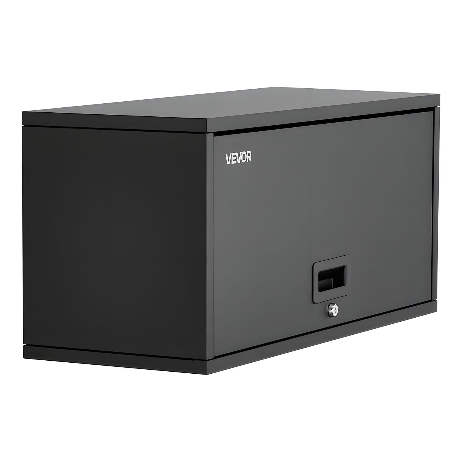 VEVOR Metal Wall Cabinet, 77W x 30.5D x 35.6H cm, Floating Garage Tool Cabinet with Up-Flip Door, 54.5 kg Load per Shelf, Fit for Garage, Basement, Kitchen, Warehouse, Assembly Required