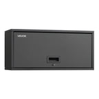 VEVOR Metal Wall Cabinet, 77W x 30.5D x 35.6H cm, Floating Garage Tool Cabinet with Up-Flip Door, 54.5 kg Load per Shelf, Fit for Garage, Basement, Kitchen, Warehouse, Assembly Required