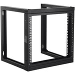 VEVOR 9U Wall Mount Rack 150 lbs/68.04 kg Open Frame Server Network Rack Black 530x450x520mm