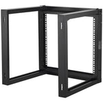 VEVOR 9U Wall Mount Rack 150 lbs/68.04 kg Open Frame Server Network Rack Black 530x450x520mm