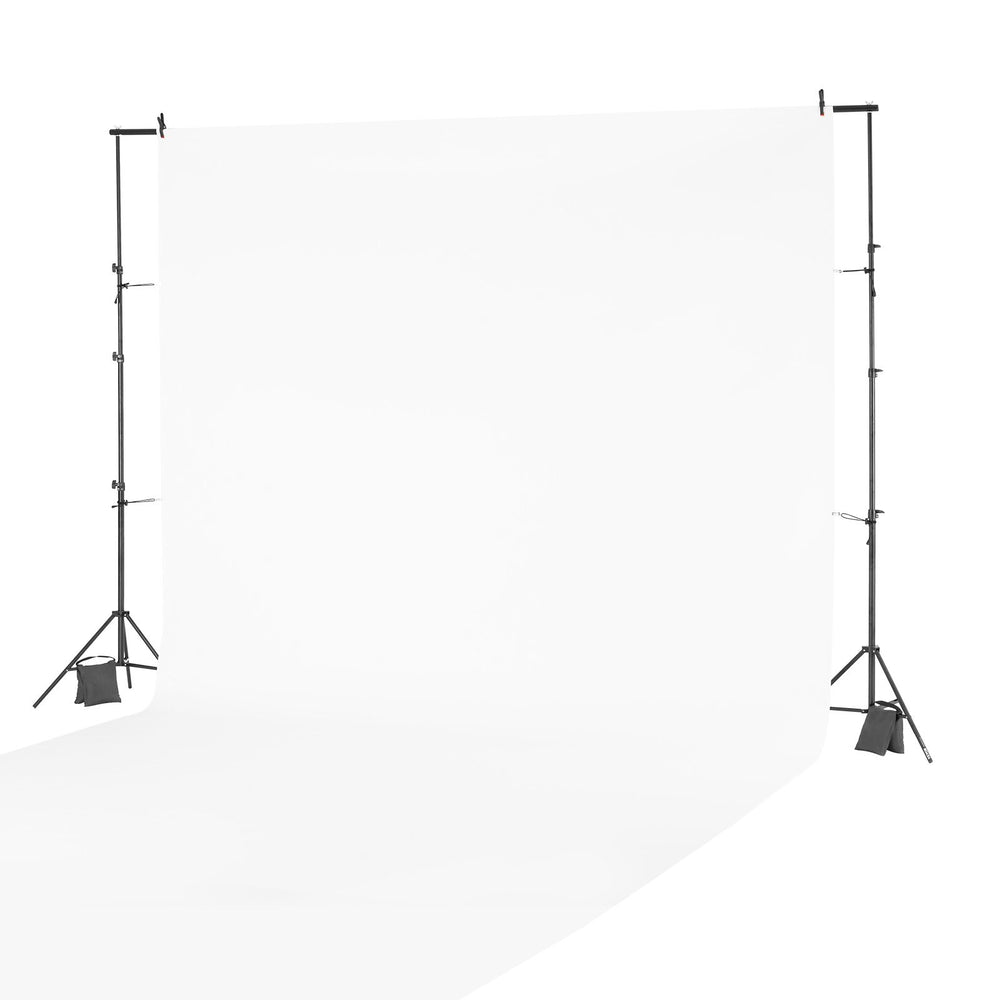 VEVOR Backdrop Stand, 10 x 10 ft Adjustable Photo Backdrop Stand Kit, Portable Background Backdrop Stand with 4 Crossbars, Heavy Duty Projector Screen Stand, for Wedding, Photo Video Studio & Party