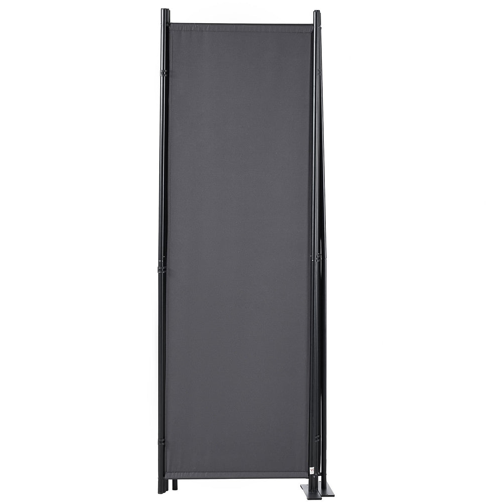 VEVOR Room Divider 4-Panel Folding Privacy Screen 224 cm x 30 cm x 171 cm Dark Gray