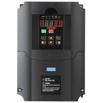 VEVOR VFD 10HP, 7.5KW, 35A, 1 or 3 Phase 220V Input to 3 Phase 220V Output Variable Frequency Drive, 40-60Hz Input, 0-400Hz Output VFD for Spindle Motor CNC Speed Control