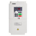 VEVOR Variable Frequency Drive, AC 220V Input 4KW Variable Frequency CNC Drive Inverter Converter, VFD 5.5HP 1 or 3 Phase Input, 3 Phase Output, CNC Motor Inverter Converter for Motor Speed Control