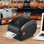 VEVOR Thermal Label Printer, 300DPI for 4x6 Mailing Packages, Wireless Bluetooth & Automatic Label Recognition, Support Windows/MacOS/Linux/Android/IOS, Compatible with Amazon, eBay, Etsy,etc
