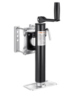 VEVOR Trailer Jack, 2000 lbs Dynamic Load Capacity, Heavy Duty Swivel Bolt-on Trailer Jack, 10" Lift Trailer Jack Stand with Handle for RV Trailer, Horse Trailer, Utility Trailer, and Yacht Trailer