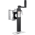 VEVOR Trailer Jack, 2000 lbs Dynamic Load Capacity, Heavy Duty Swivel Bolt-on Trailer Jack, 10" Lift Trailer Jack Stand with Handle for RV Trailer, Horse Trailer, Utility Trailer, and Yacht Trailer