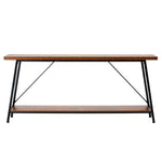 VEVOR Narrow Console Sofa Table, 70.9 inches Behind Couch Table, 2-Tier Long Entryway Table and Skinny Hallway Table, Narrow Sofa Table with Metal Frame, for Entryway, Hallway, Living Room & Bedroom