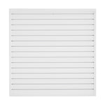 VEVOR Slat Wall Paneling, 4 x 4 ft, PVC Garage Slatwall with Modular Design, White Slat Wall Easy-to-Install Adjustable Slatwall Panel with Coupling Structure & DIY Cutting, Fits for Storage & Display