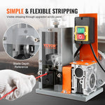 VEVOR Automatic Wire Stripping Machine, 1.5mm-30mm Electric Motorized Cable Stripper, 180W, 18.3 m/min Wire Peeler with Visible Stripping Depth Reference, for Scrap Copper Recycling