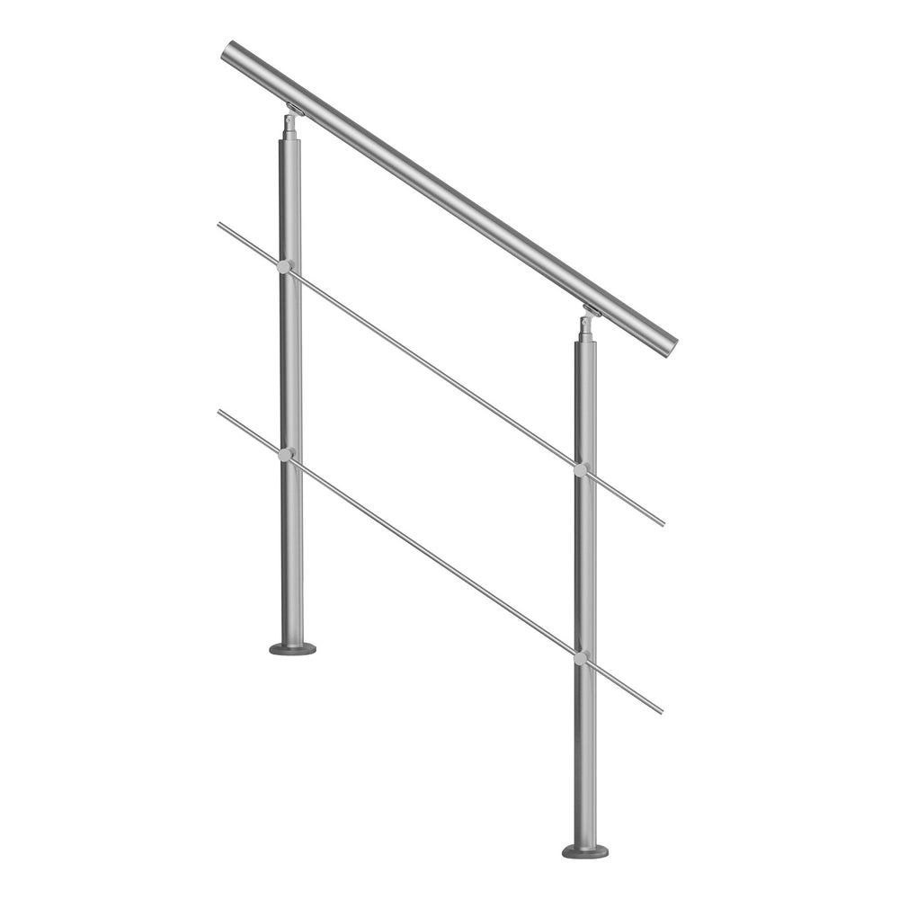 VEVOR 100.1 cm Handrails for Outdoor Steps 2 Crossbars Staircase for Porch Deck