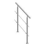 VEVOR 100.1 cm Handrails for Outdoor Steps 2 Crossbars Staircase for Porch Deck