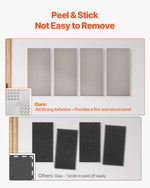 VEVOR 4 PCS Acoustic Panels, 2 inch Thick 23.6 x 11.8 inch Fiberglass Sound Absorbing Panels, Self-adhesive Soundproof Wall Boards, for Studios, Office, Home Theater,Meeting Room, Camel