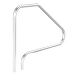 VEVOR Pool Handrail,46 x 37 inch Pool Railing, Stainless Steel (Pre-built) for Indoor/Outdoor Pools,Swimming Pool Railing for Decks,Rust-Proof Grab Bar with Blue Grip Cover&Accessories for Spas