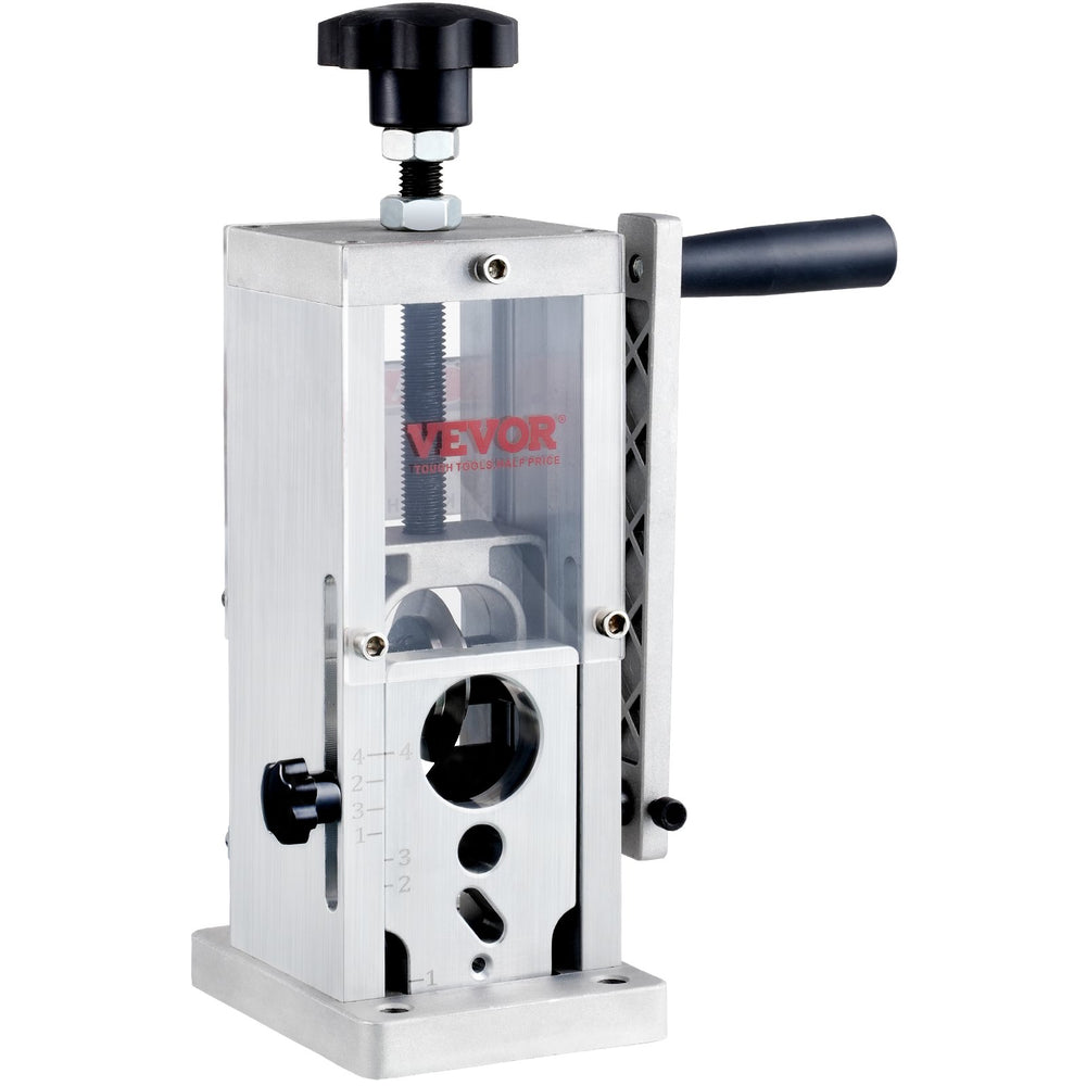 VEVOR Manual Wire Stripping Machine, 1.5mm-40mm Copper Stripper with Hand Crank or Drill Powered, Visible Stripping Depth Reference, Portable Aluminum Frame Wire Peeler for Scrap Copper Recycling