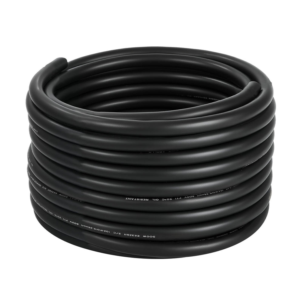 VEVOR 50 FT(15.24 m) 10AWG (6 mm²) Premium Electrical Power Cable Copper Extension Cord Wire