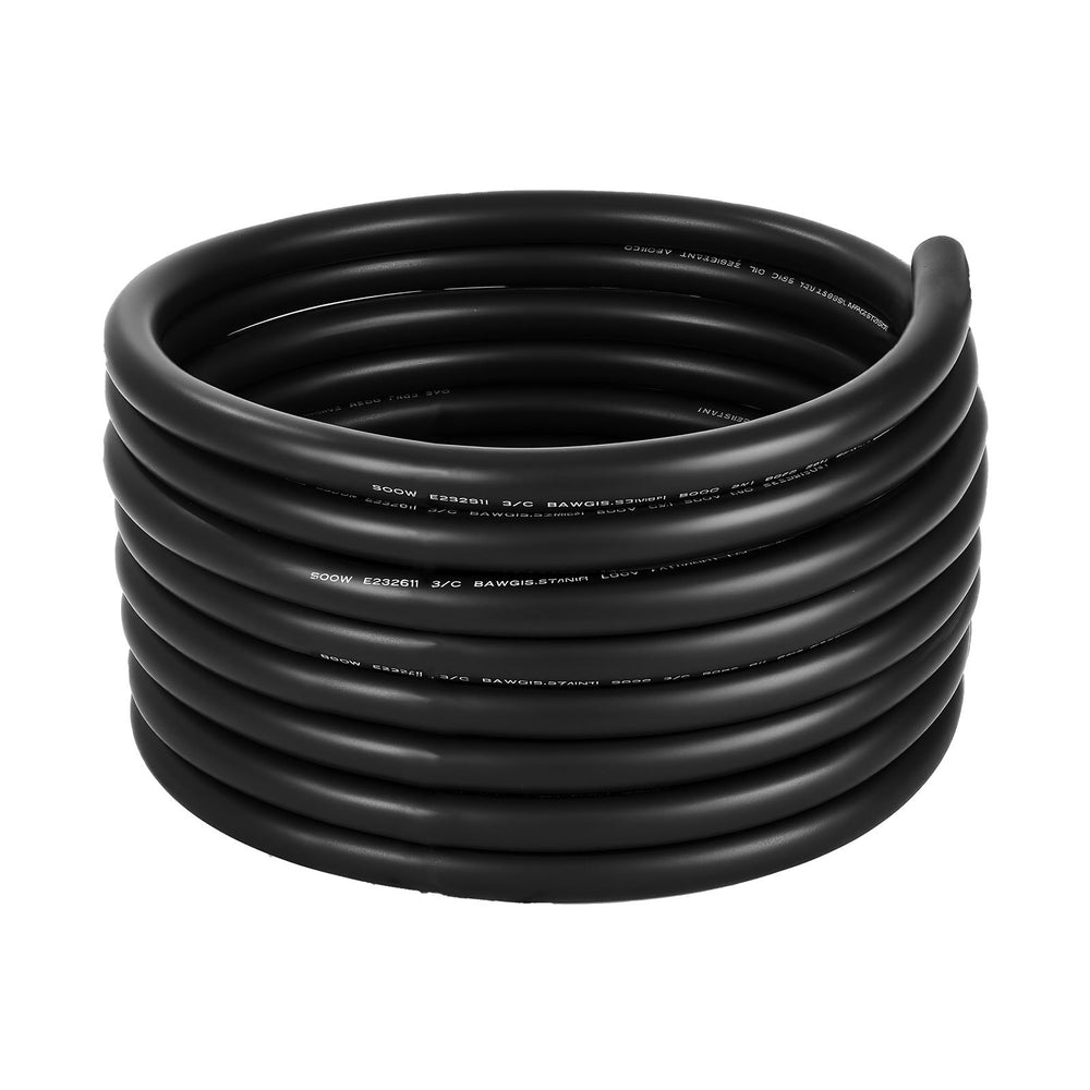 VEVOR 25 FT(7.62 m) 6AWG (16 mm²) Premium Electrical Power Cable Extension Cord Copper Wire