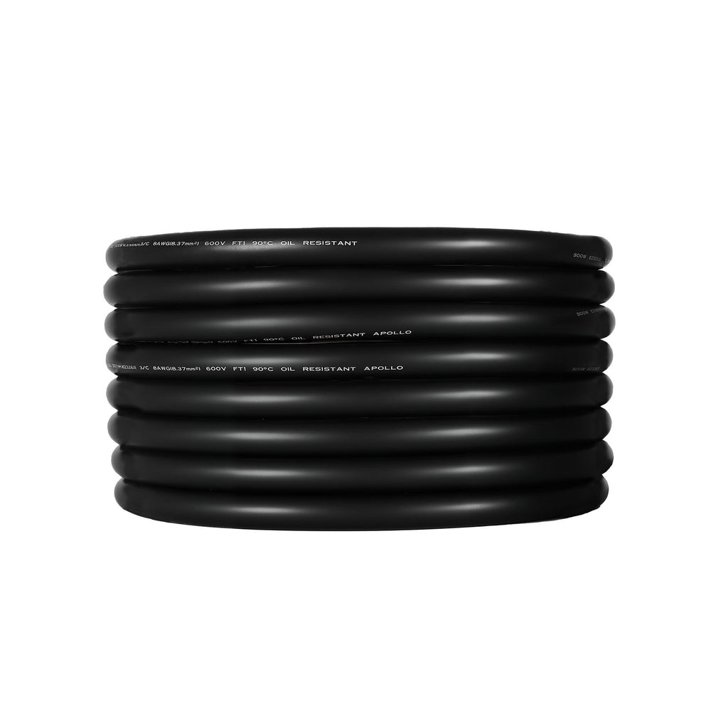 VEVOR 25 FT(7.62 m) 6AWG (16 mm²) Premium Electrical Power Cable Extension Cord Copper Wire