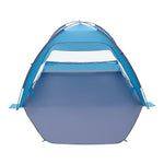 VEVOR Beach Tent Sun Shelter for 6 Person, UPF 50+ Protection, Portable Sun Shade Canopy with Carrying Bag & Sand Pockets, Lightweight and Easy Setup Beach Umbrella for Camping Fishing Outdoor Picnic
