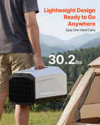 VEVOR Portable Camping Air Conditioner 3340 BTU, Tent AC Unit with Hose, Remote & Touch Control, 16-32 ℃ Adjustable, 150 m³/h High Airflow, Low Noise, Ideal for Tent, RV, Outdoor Cooling, Dark Grey