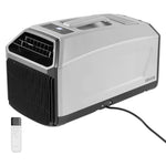 VEVOR Portable Camping Air Conditioner 3340 BTU, Tent AC Unit with Hose, Remote & Touch Control, 16-32 ℃ Adjustable, 150 m³/h High Airflow, Low Noise, Ideal for Tent, RV, Outdoor Cooling, Dark Grey