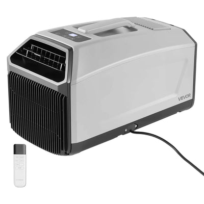 VEVOR Portable Camping Air Conditioner 3340 BTU, Tent AC Unit with Hose, Remote & Touch Control, 16-32 ℃ Adjustable, 150 m³/h High Airflow, Low Noise, Ideal for Tent, RV, Outdoor Cooling, Dark Grey