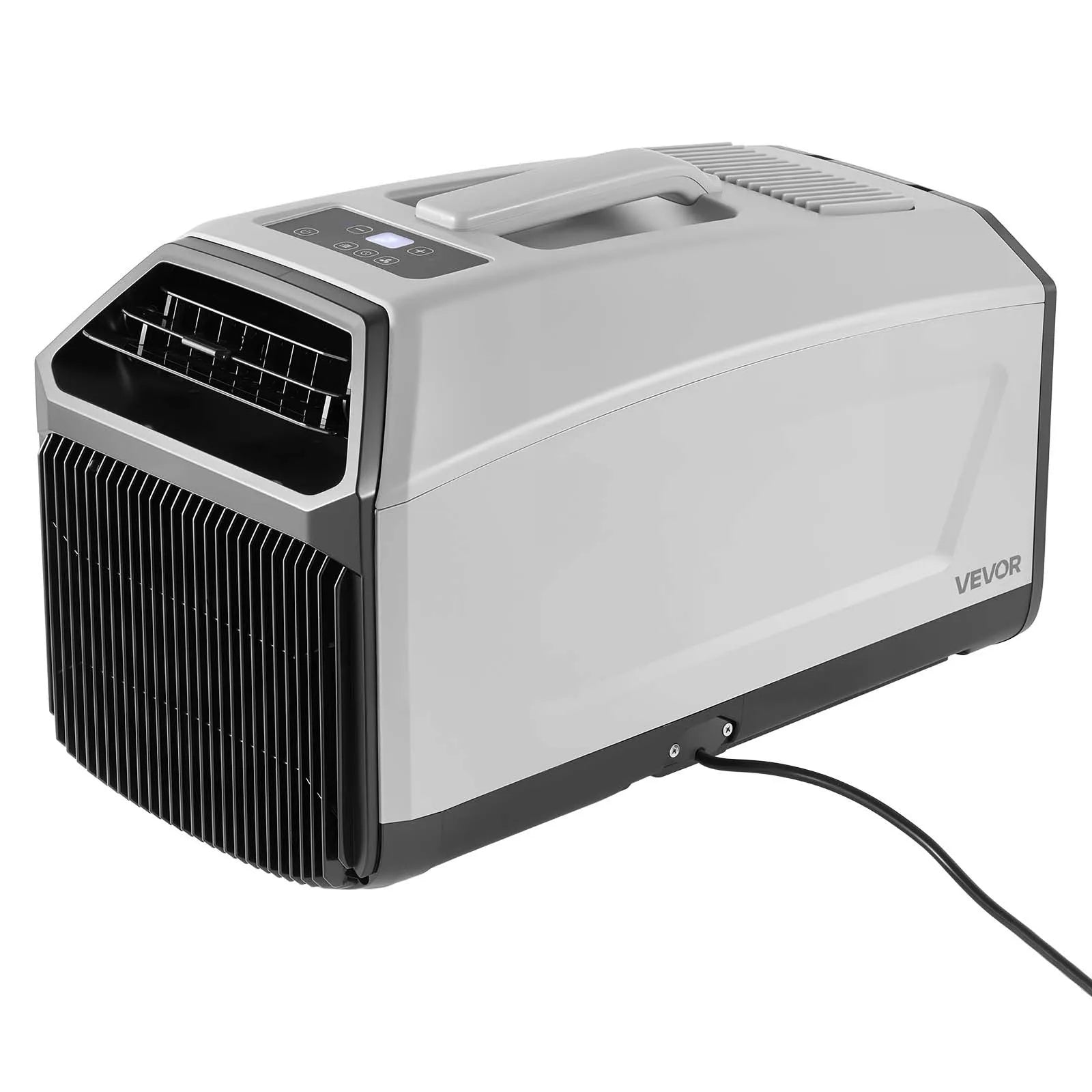 VEVOR Portable Camping Air Conditioner 3340 BTU, Tent AC Unit with Hose, Remote & Touch Control, 16-32 ℃ Adjustable, 150 m³/h High Airflow, Low Noise, Ideal for Tent, RV, Outdoor Cooling, Dark Grey