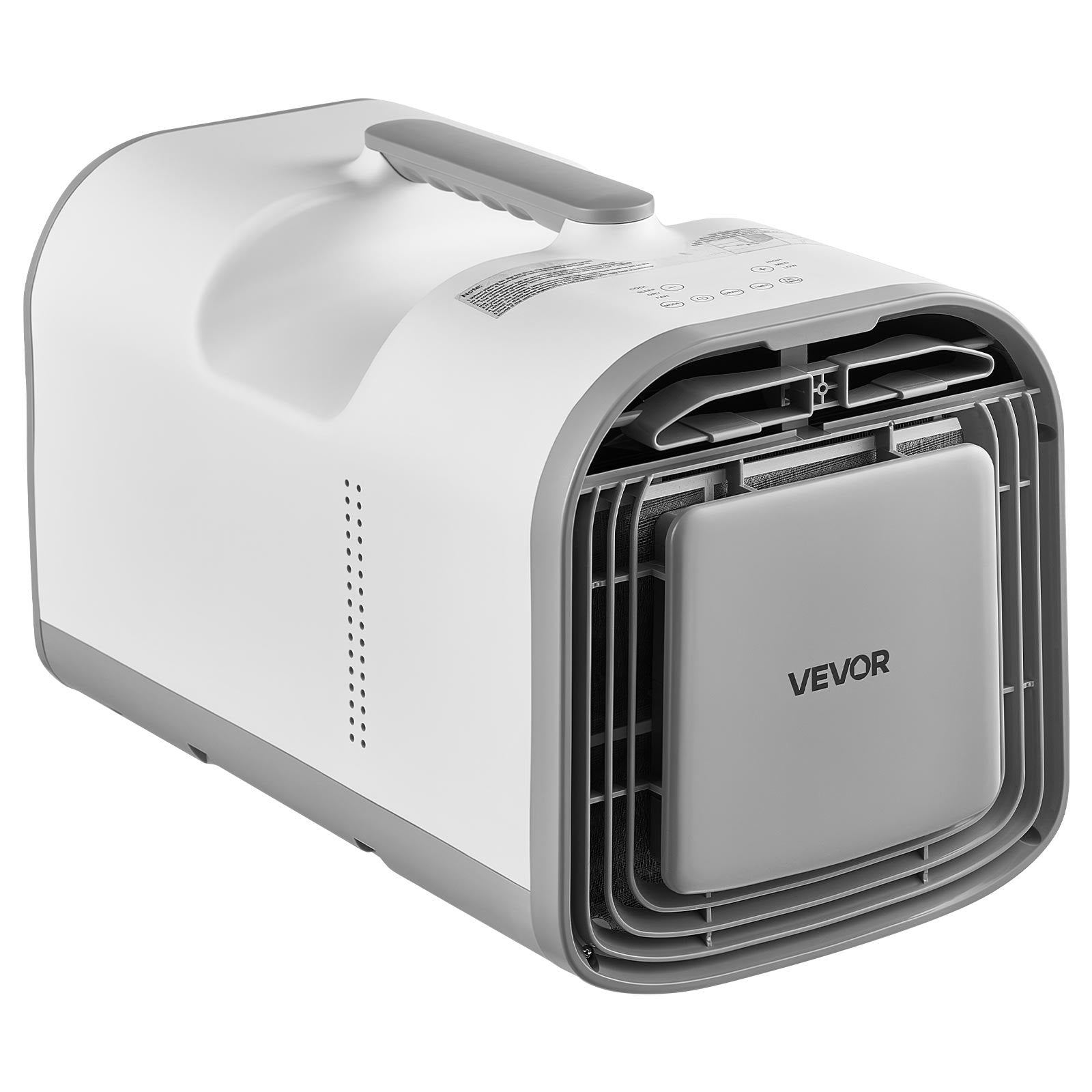 VEVOR Portable Camping Air Conditioner, 3000 BTU Tent AC Unit, 530W Cooling Only, Touch & Remote Control, 24H Timer, 200 m³/h Airflow, Compatible with DC24V/AC Power, for Tents, RVs, Camping, Outdoor