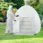 VEVOR Spray Paint Shelter Portable Spray Paint Tent Booth 152.4x152.4x177.8 cm Pop Up