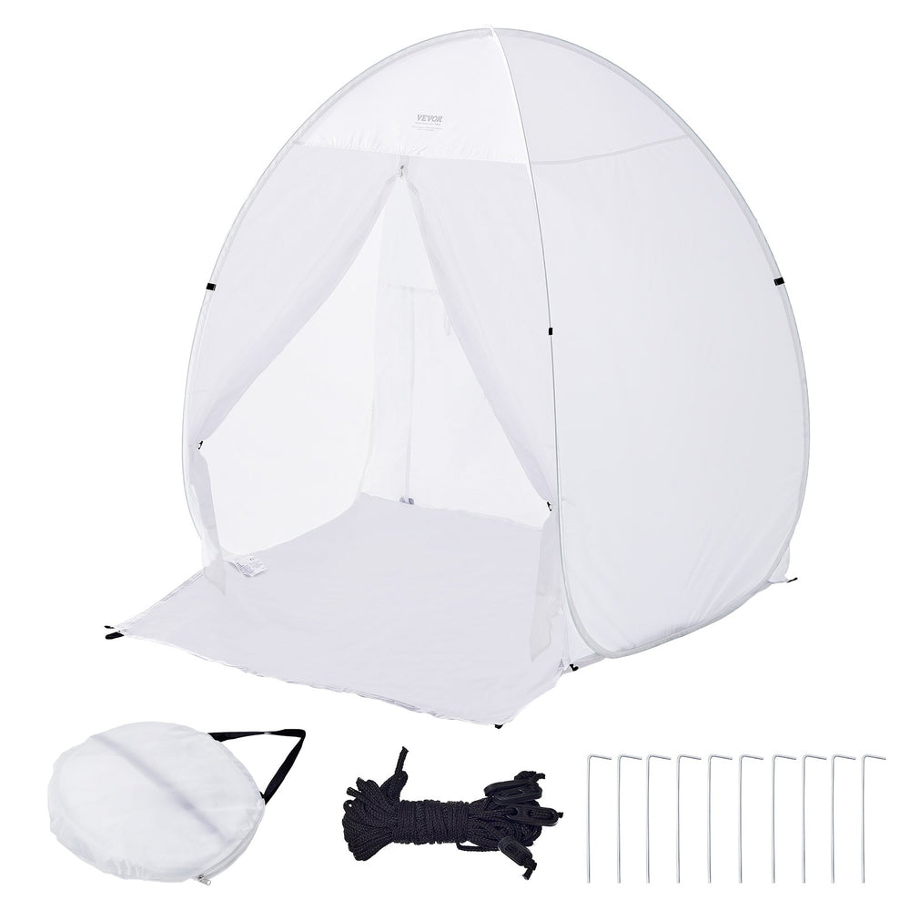VEVOR Spray Paint Shelter Portable Spray Paint Tent Booth 152.4x152.4x177.8 cm Pop Up