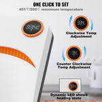 VEVOR Heat Press 30.5 cm x 25.4 cm Portable Easy Press Sublimation Transfer DIY T-shirt