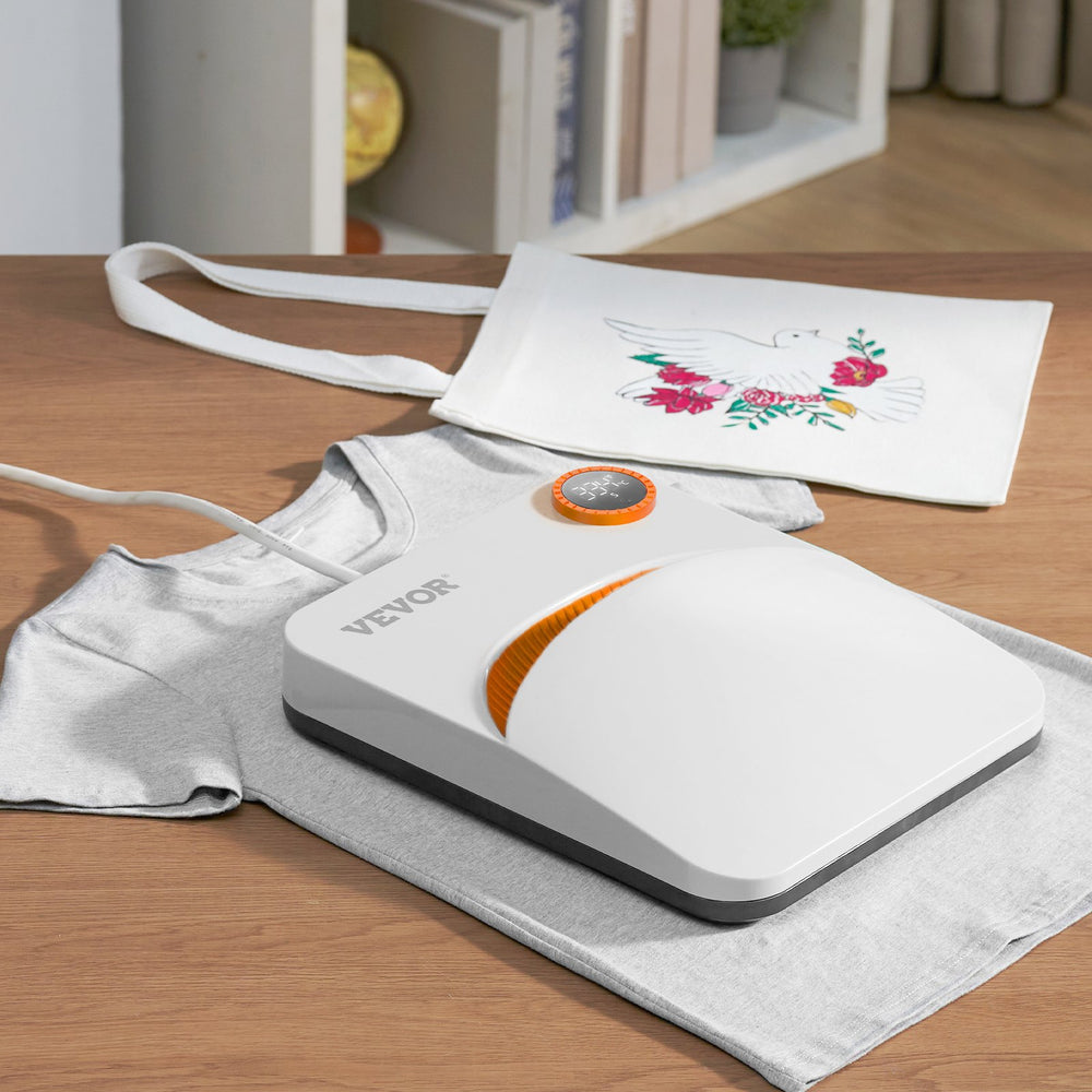 VEVOR Heat Press 30.5 cm x 25.4 cm Portable Easy Press Sublimation Transfer DIY T-shirt