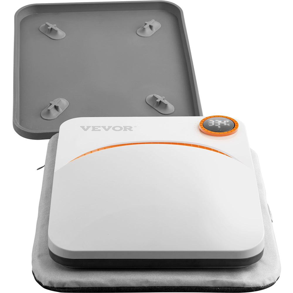 VEVOR Heat Press 30.5 cm x 25.4 cm Portable Easy Press Sublimation Transfer DIY T-shirt