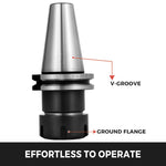 VEVOR 5 PCS Collet Set, CAT40 ER32 Collet Chuck, for CNC Engraving Machine & Milling Lathe Tool (CAT40 ER32)
