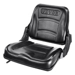 VEVOR Universal Forklift Seat, Fold Down Tractor Seat with Adjustable Angle Back and Micro Switch, 6.3-13.4 inch Extended Slot Comfortable Forklift Seat for Tractor Loader Excavator