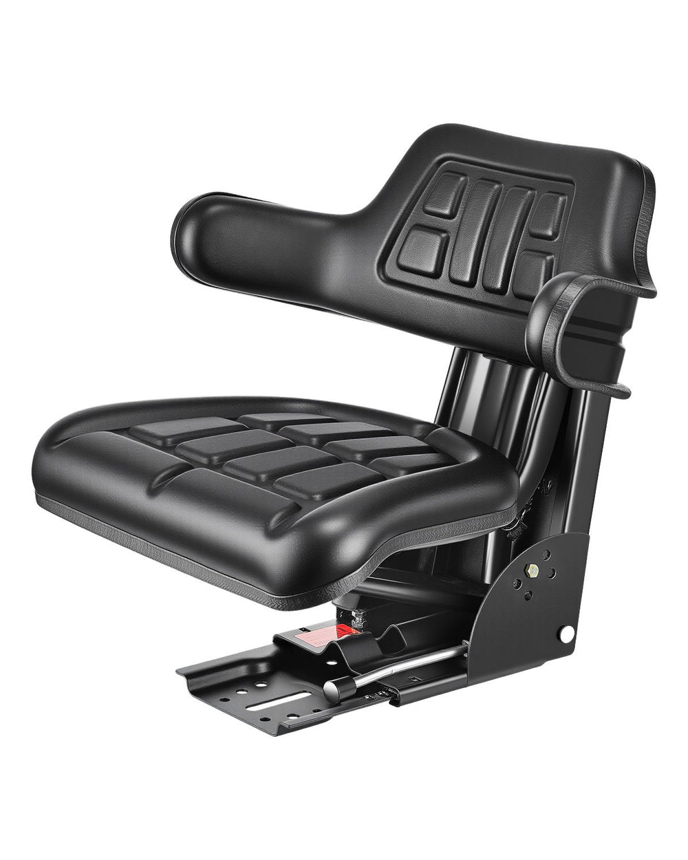VEVOR Universal Forklift Seat, Waterproof Tractor Suspension Seat with Adjustable Back, Secure Tractor Seat with Micro Switch, Widely Compatible Seat for Skid Loader Bulldozer