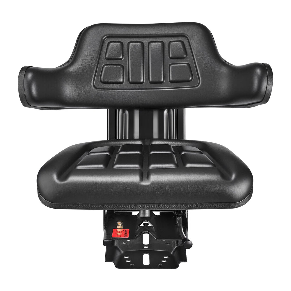 VEVOR Universal Forklift Seat, Waterproof Tractor Suspension Seat with Adjustable Back, Secure Tractor Seat with Micro Switch, Widely Compatible Seat for Skid Loader Bulldozer
