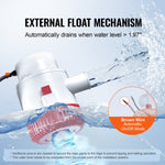 VEVOR Bilge Pump, 3000GPH 12V Automatic Submersible Boat Bilge Water Pump with Float Switch, 1.6" Outlet Diameter, Small Boat Bilge Pump, Marine Electric Bilge Pump for Boats, Ponds, Pools, Basements