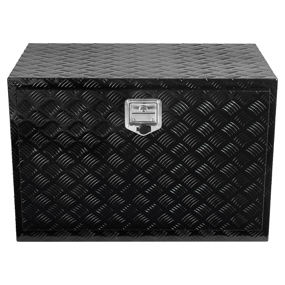 VEVOR Underbody Truck Box, 36" x 24" x 24" Pickup Storage Box, Heavy Duty Aluminum Diamond Plate Tool Box with Lock and Keys, Waterproof Trailer Storage Box with T-Handle Latch for Truck, Van, Trailer