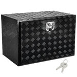 VEVOR Underbody Truck Box, 36" x 24" x 24" Pickup Storage Box, Heavy Duty Aluminum Diamond Plate Tool Box with Lock and Keys, Waterproof Trailer Storage Box with T-Handle Latch for Truck, Van, Trailer