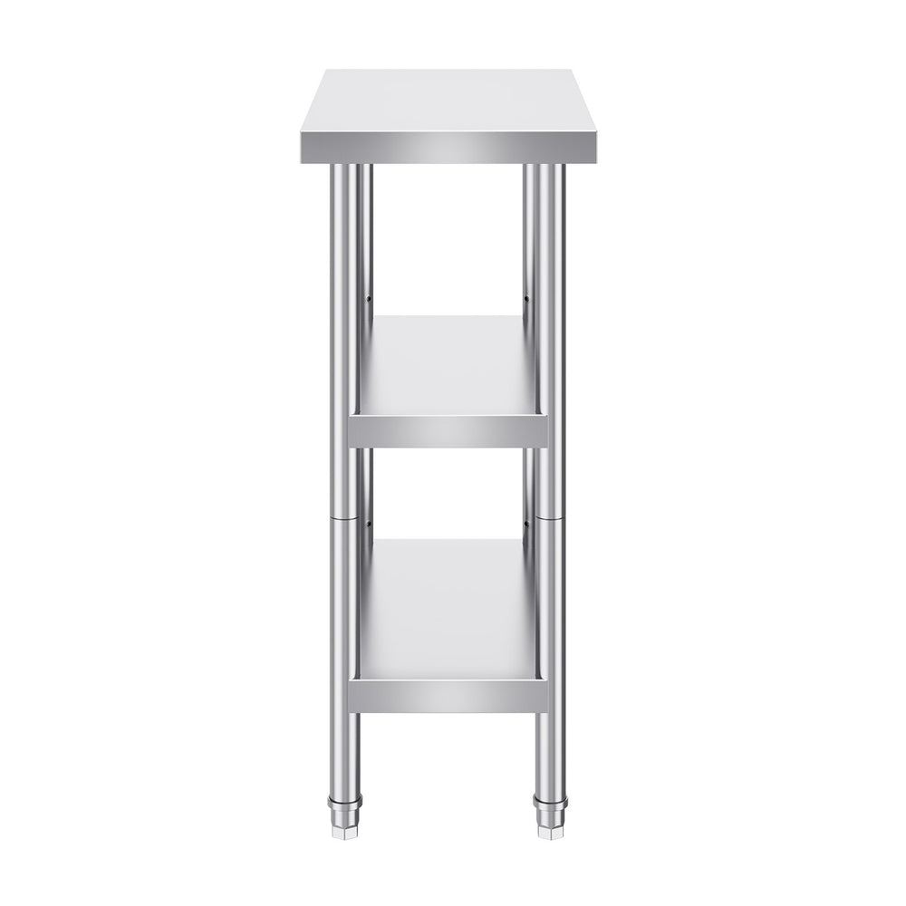VEVOR Stainless Steel Food Prep Table Commercial Kitchen Work Table 35.6x61 cm