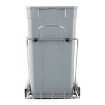 VEVOR Pullout Trash Can for Kitchen Cabinets, Garbage Waste Recycling Bin, Under Mount Waste Container, with Heavy Duty Metal Full Extension Sliding System and Handle, for Sink, Under Counter