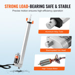 VEVOR Linear Actuator 12V 30.5 cm 1.4 cm/s High Speed 99.8 kg/1000N IP54 Protection