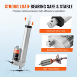 VEVOR Linear Actuator 12V 15.2 cm 1.4 cm/s High Speed 99.8 kg/1000N IP54 Protection
