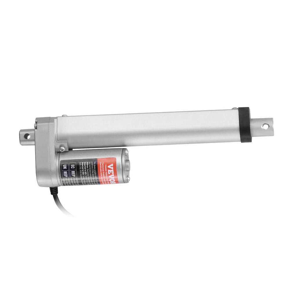 VEVOR Linear Actuator 12V 15.2 cm 1.4 cm/s High Speed 99.8 kg/1000N IP54 Protection