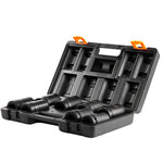 VEVOR Impact Sockets Set 8pcs 6-Point 2.5 cm Drive Bit Ratchet Tool Kit Case